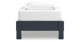 Simmenfort Twin Platform Bed with Dresser and 2 Nightstands in Navy Blue from Ashley - Luna Furniture