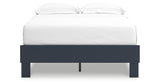 Simmenfort Full Platform Bed with Dresser and Chest in Navy Blue from Ashley - Luna Furniture