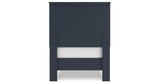 Simmenfort Twin Panel Headboard with Dresser and Nightstand in Navy Blue from Ashley - Luna Furniture