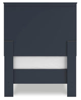 Simmenfort Navy Blue Twin Platform Bed from Ashley Furniture - Luna Furniture