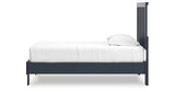 Simmenfort Navy Blue Twin Platform Bed from Ashley - Luna Furniture