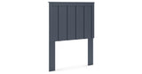 Simmenfort Twin Panel Headboard with Dresser and Nightstand in Navy Blue from Ashley - Luna Furniture