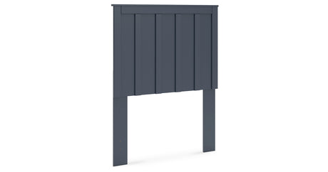 Simmenfort Twin Panel Headboard with Dresser, Chest and 2 Nightstands in Navy Blue from Ashley - Luna Furniture