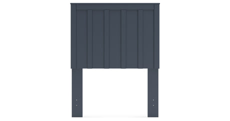 Simmenfort Twin Panel Headboard with Dresser and Chest in Navy Blue from Ashley - Luna Furniture