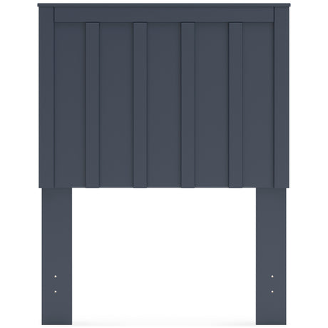 Simmenfort Navy Blue Twin Platform Bed from Ashley - Luna Furniture