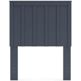 Simmenfort Navy Blue Twin Platform Bed from Ashley - Luna Furniture