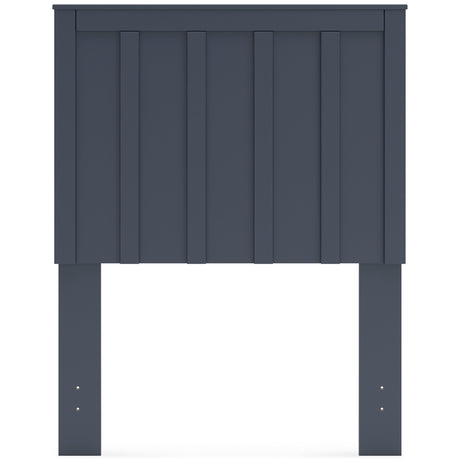 Simmenfort Navy Blue Twin Platform Bed from Ashley - Luna Furniture