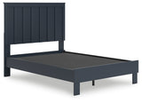 Simmenfort Full Panel Headboard with Dresser and Nightstand in Navy Blue from Ashley - Luna Furniture