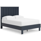 Simmenfort Navy Blue Full Platform Bed from Ashley - Luna Furniture