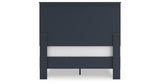 Simmenfort Navy Blue Full Platform Bed from Ashley - Luna Furniture