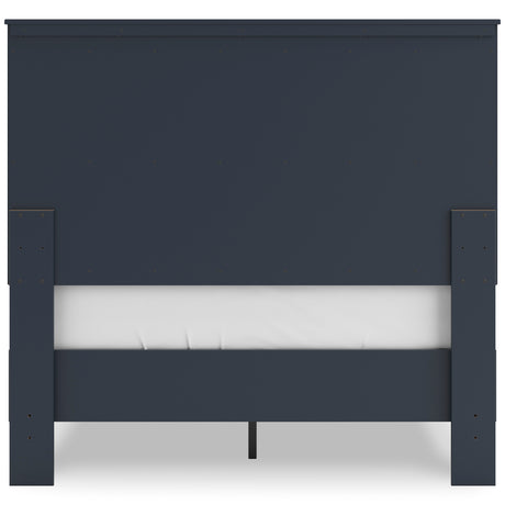 Simmenfort Navy Blue Full Platform Bed from Ashley - Luna Furniture