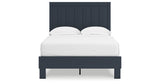 Simmenfort Navy Blue Full Platform Bed from Ashley - Luna Furniture