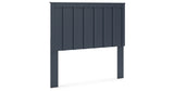 Simmenfort Full Panel Headboard with Dresser and Nightstand in Navy Blue from Ashley - Luna Furniture