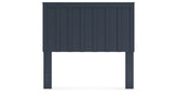 Simmenfort Full Panel Headboard with Dresser and 2 Nightstands in Navy Blue from Ashley - Luna Furniture