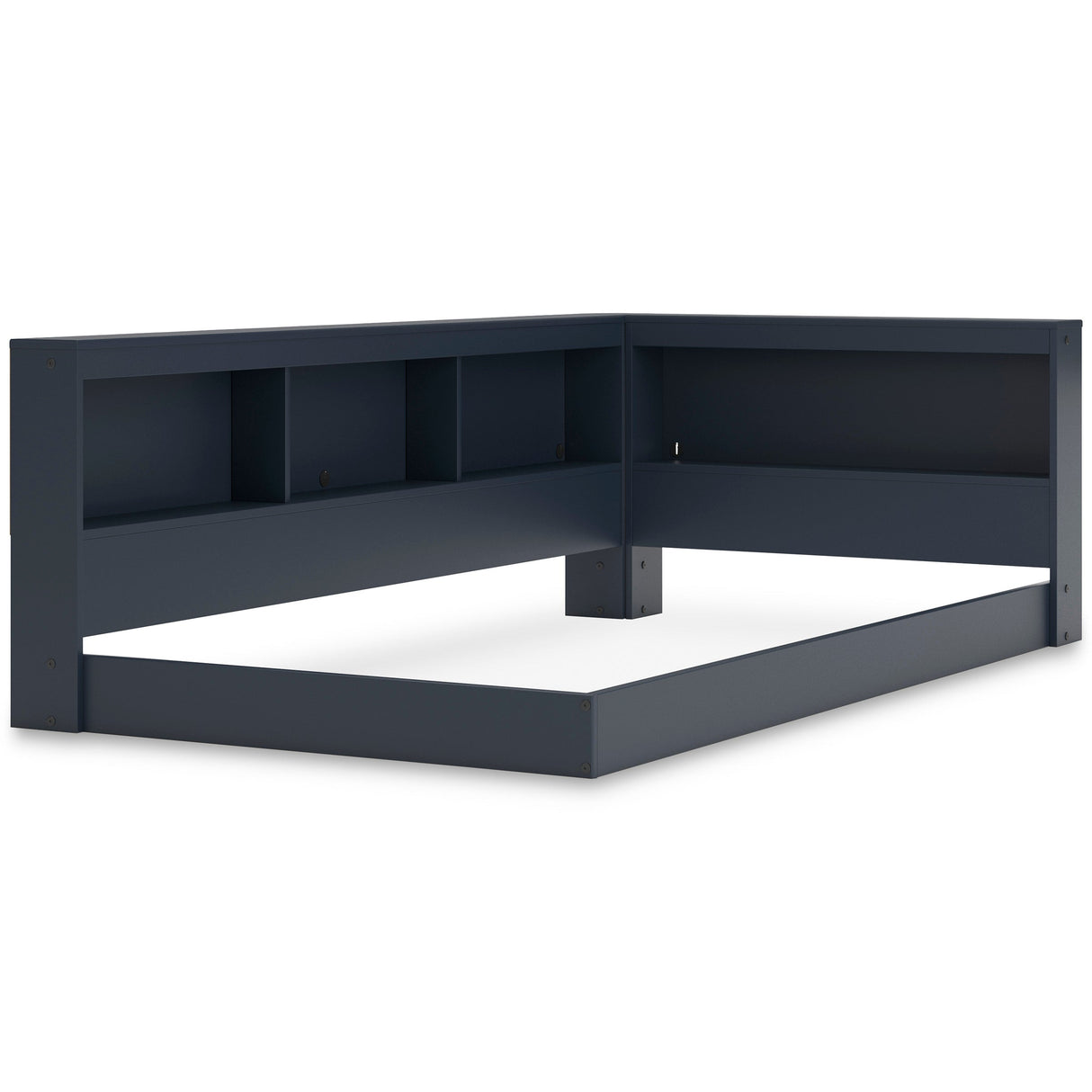 Simmenfort Navy Blue Youth Bookcase Corner Storage Bedroom Set from Ashley - Luna Furniture