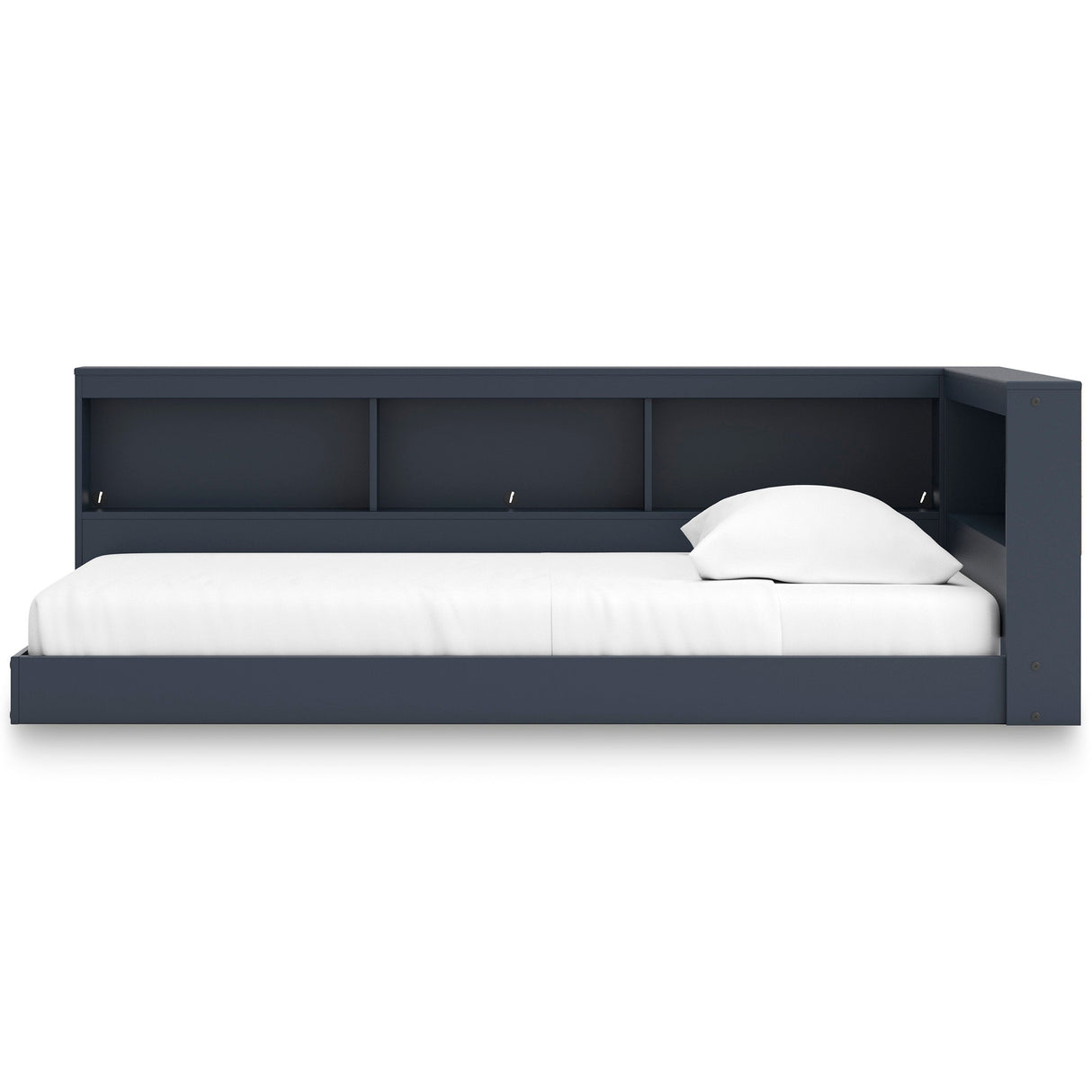 Simmenfort Navy Blue Youth Bookcase Corner Storage Bedroom Set from Ashley - Luna Furniture