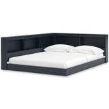 Simmenfort Navy Blue Youth Bookcase Corner Storage Bedroom Set from Ashley - Luna Furniture