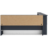 Simmenfort Navy Blue Full Bookcase Corner Storage Bed from Ashley - Luna Furniture