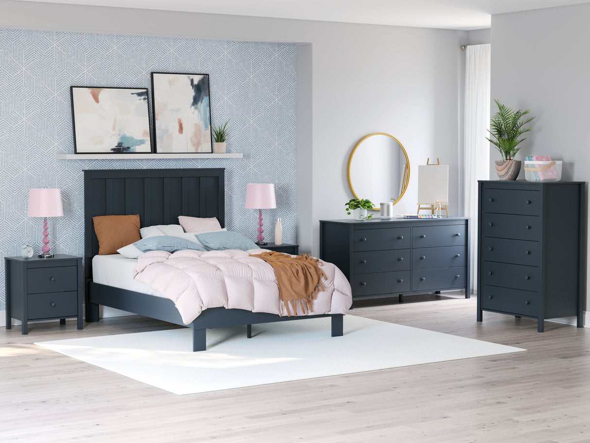 navy blue dresser and nightstand Sloane Dresser Blue