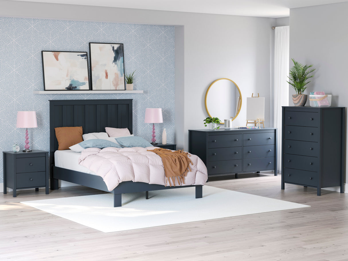 Simmenfort Navy Blue Youth Platform Bedroom Set from Ashley - Luna Furniture
