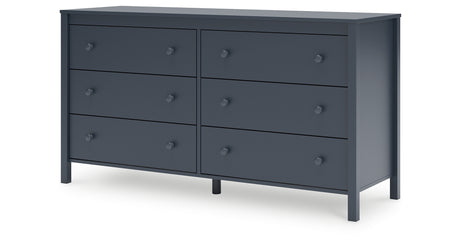 Simmenfort Full Platform Bed with Dresser, Chest and 2 Nightstands in Navy Blue from Ashley - Luna Furniture