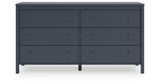 Simmenfort Navy Blue Dresser from Ashley - Luna Furniture
