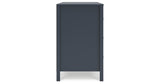 Simmenfort Twin Panel Headboard with Dresser, Chest and Nightstand in Navy Blue from Ashley Furniture - Luna Furniture