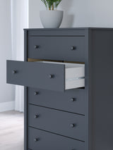 Simmenfort Navy Blue Chest of Drawers from Ashley - Luna Furniture