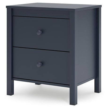 Simmenfort Full Panel Headboard with Dresser and Nightstand in Navy Blue from Ashley Furniture - Luna Furniture