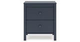 Simmenfort Full Panel Headboard with Dresser, Chest and Nightstand in Navy Blue from Ashley - Luna Furniture