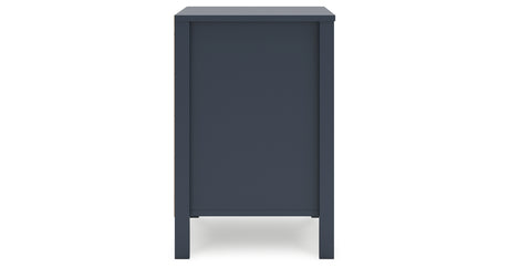 Simmenfort Twin Panel Headboard with Nightstand in Navy Blue from Ashley - Luna Furniture
