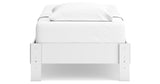Hallityn Twin Platform Bed with Dresser, Chest and 2 Nightstands in White from Ashley - Luna Furniture