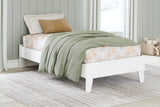 Hallityn White Youth Platform Base Bedroom Set from Ashley - Luna Furniture