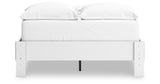 Hallityn Full Platform Bed with 2 Nightstands in White from Ashley - Luna Furniture