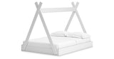 Hallityn Full Tent Bed with 2 Nightstands in White from Ashley - Luna Furniture