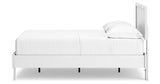 Hallityn Full Panel Platform Bed with Dresser, Chest and 2 Nightstands in White from Ashley Furniture - Luna Furniture