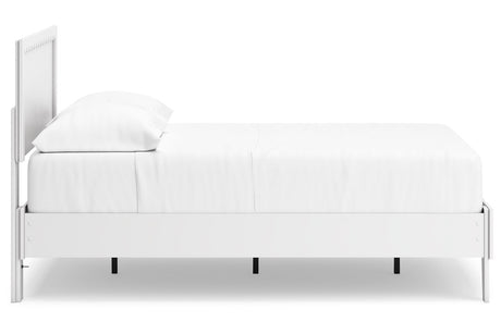 Hallityn White Full Platform Bed from Ashley - Luna Furniture