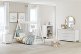 Hallityn White Youth Tent Bedroom Set from Ashley - Luna Furniture