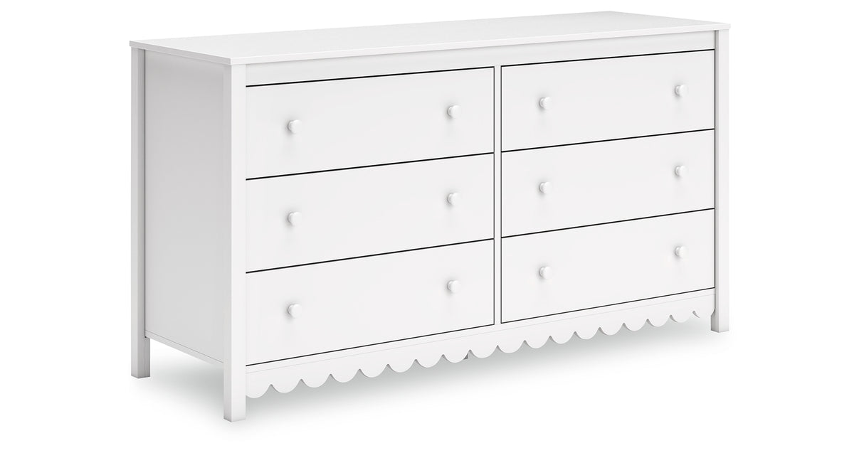 Hallityn - Six Drawer Dresser