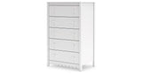 Hallityn White Chest of Drawers from Ashley Furniture - Luna Furniture