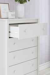 Hallityn White Chest of Drawers from Ashley Furniture - Luna Furniture