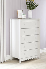 Hallityn White Chest of Drawers from Ashley Furniture - Luna Furniture