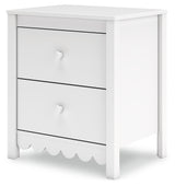 Hallityn Full Panel Headboard with 2 Nightstands in White from Ashley Furniture - Luna Furniture