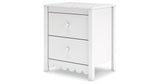 Hallityn Twin Tent Bed with Dresser and 2 Nightstands in White from Ashley - Luna Furniture
