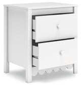 Hallityn Full Panel Headboard with 2 Nightstands in White from Ashley Furniture - Luna Furniture