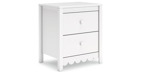 Hallityn Full Panel Headboard with 2 Nightstands in White from Ashley Furniture - Luna Furniture
