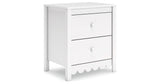 Hallityn Twin Tent Bed with Dresser and 2 Nightstands in White from Ashley - Luna Furniture