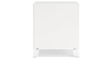 Hallityn Twin Panel Headboard with Nightstand in White from Ashley - Luna Furniture