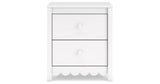 Hallityn Full Panel Platform Bed with Dresser, Chest and 2 Nightstands in White from Ashley Furniture - Luna Furniture