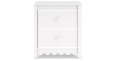 Hallityn Full Panel Headboard with Dresser, Chest and Nightstand in White from Ashley Furniture - Luna Furniture